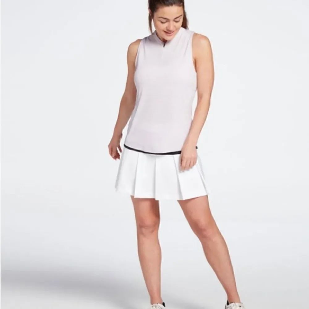 Slazenger Women's Core Textured Blade Sleeveless Golf Polo